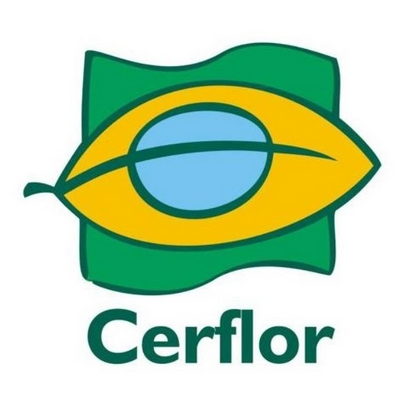Imagem do selo da CERFLOR - Sistema Brasileiro de Certificação Florestal.