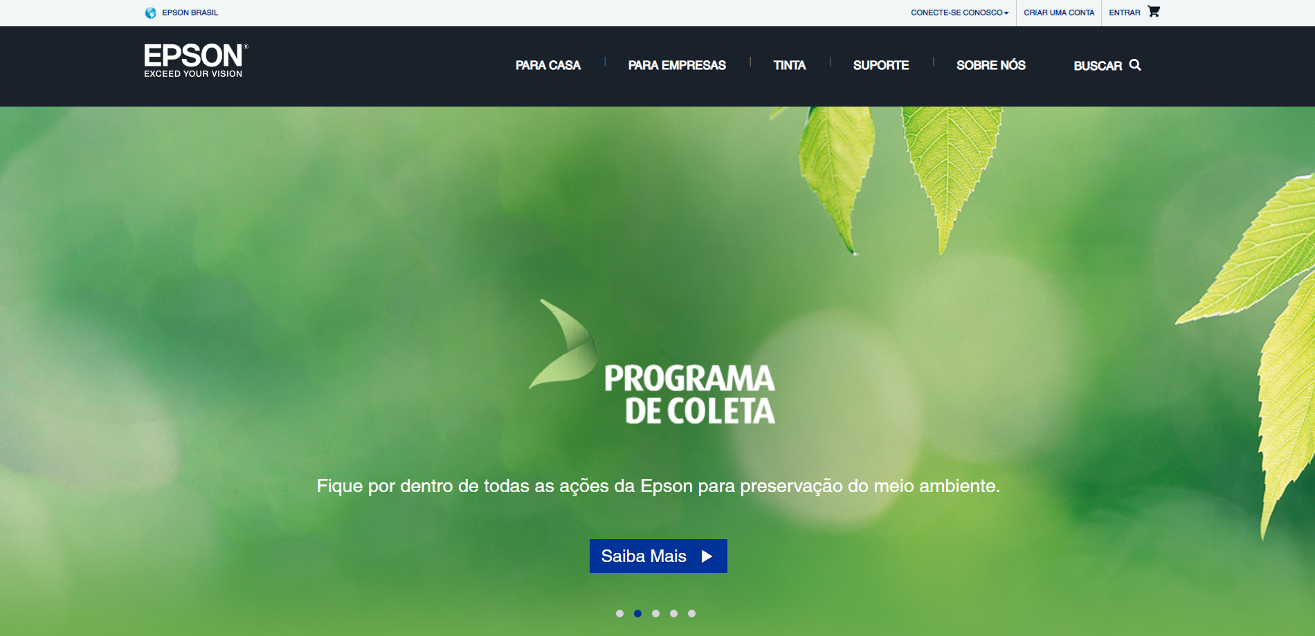Website da fabricante Epson.