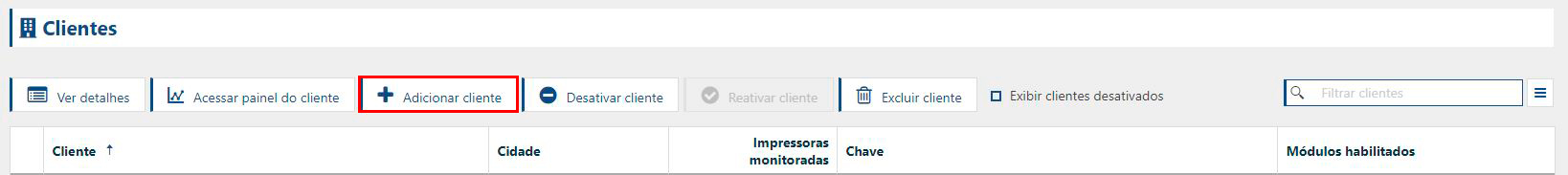 Tela do sistema PrintWayy Dragon demonstrando como adicionar um cliente novo