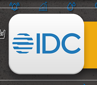 Imagem do logo da IDC.