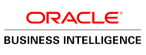Logo da ferramenta de Business Intelligence (BI) Oracle.