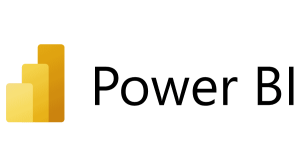 Logo da ferramenta de Business Intelligence (BI) Power BI.