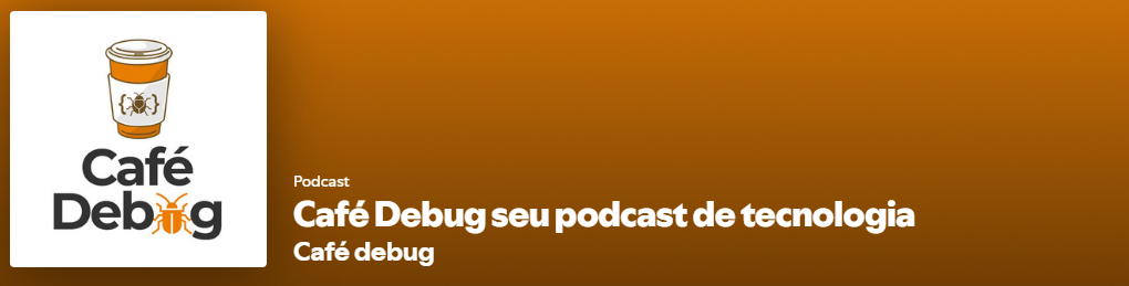 Logo do podcast Café Debug.